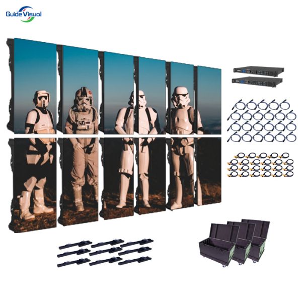 Flexible Outdoor Rental Led Display Video Wall Display Panel 7680Hz 4K