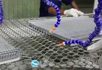 Fuego de soldadura de aluminio con elemento de calefacción enchufable para un tiempo de calentamiento de 2-3 minutos y una velocidad de transmisión de cinturón de malla de 2001500 mm/min