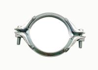 Épaisseur 2.0mm 80-450mm raccords de bride de serrage de tuyau fendu