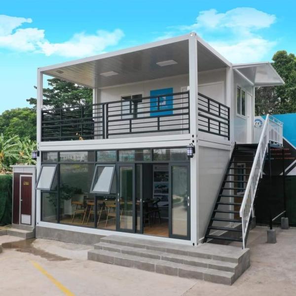 Q235B Durable Pre Made Container Homes Wind Resistance
