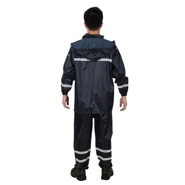 Рыбалка на открытом воздухе ДЕЖДЕНИЕ РР014 Резиновый полиэстерный ПВХ водонепроницаемый дождевой костюм