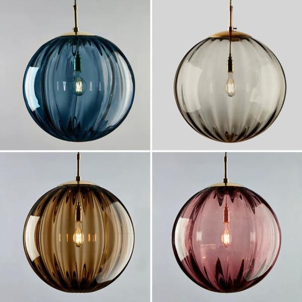 Nordic Cafe Ceiling Indoor Lighting Lustre hang Pendant Stair Glass Modern Chandeliers Pendant Lights