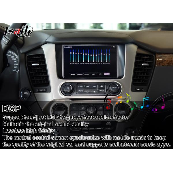 Интерфейс автомобиля андроида 4GB для GMC Юкона с NetFlix, YouTube, CarPlay, андроида автоматического PX6 RK3399