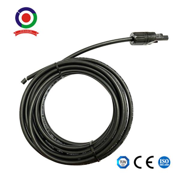 Câble d'extension du panneau solaire 10AWG de 20FT avec le mâle et les connecteurs femelles