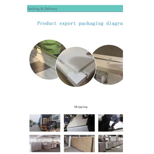 Baking Paint Mdf Wood Door For Interior Bedroom Soundproof Waterproof