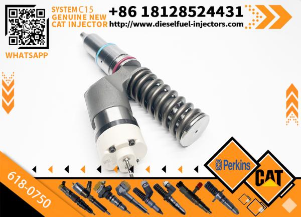 618-0750 253-0615 Inyector de combustible Caterpillar original para motor C15 C32