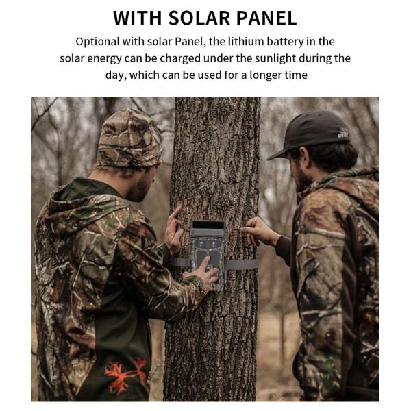 Dual Lens Night Vision 4k Trail Camera Waterproof Wildlife Game Outdoor