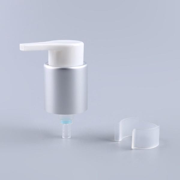 Sliver aluminum Lotion dispenser pump head Factory empty lotion pump bottles