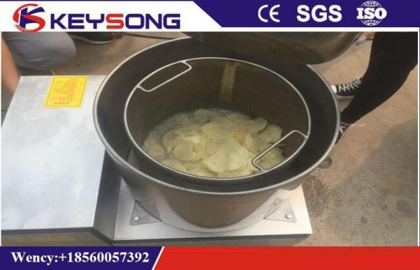 Banana / Potato Chips Manufacturing Machine , Slice Potato Wafer Making Machine