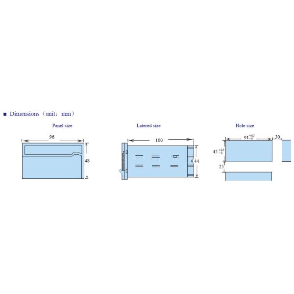 High accuracy panel meter DP4 Voltage meter Ampere meter RS485