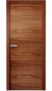 O folheado da noz laminou as portas interiores de vidro do MDF para o tamanho padrão do hospital