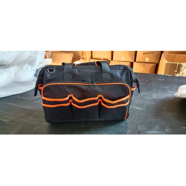 In Stock New Style 17Inch Heavy Duty Zipper Closure Thickened Wear Resistant Oxford Cloth Portable Storage Tool Bag
