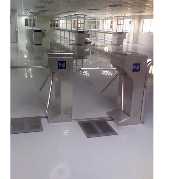 Auto Access Control ESD Turnstile Gate Security System With IC Card Durable
