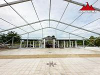 Extra Wide Industrial Storage Tent With Column Free Interiors And Adjustable Heights