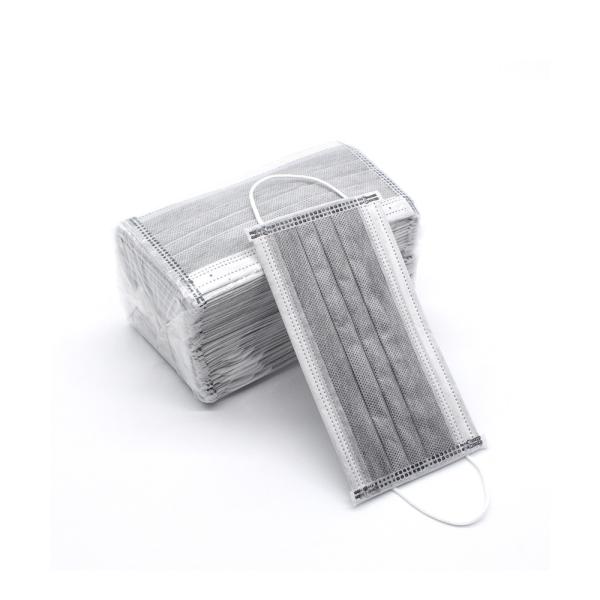 CE ISO13485 17.5x9.5cm BFE 99% Active Carbon Face Mask