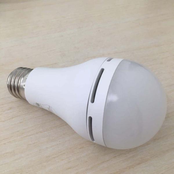 Rechargeable 7w E27 B22 Led bulb lamp for emergency lighting in 6000K Daylight Alert