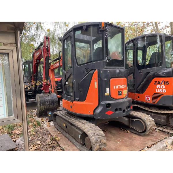 Original Japan Used Hitachi ZX35U-5N Mini Excavator In Excellent Condition/Used Japanese Mini Excavator With Swing Arm And EPA Engine