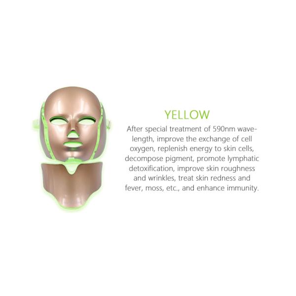 Маска света маски терапией света СИД фотона PDT лицевая с шеей
