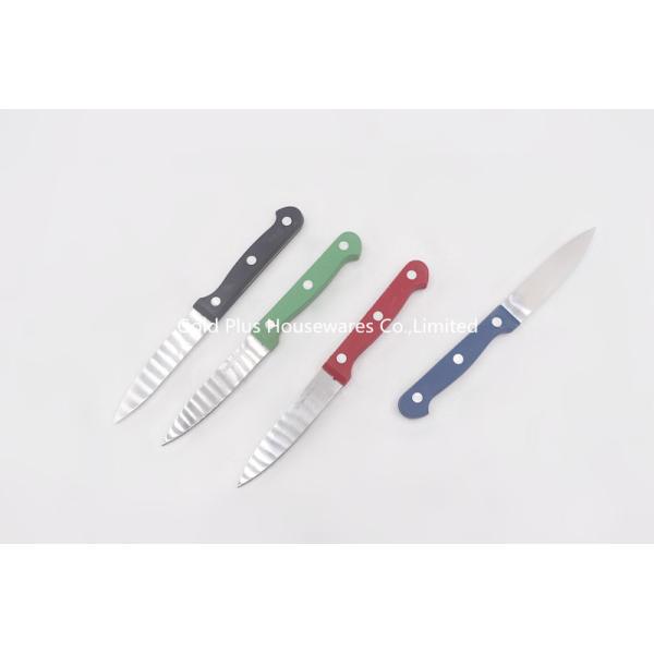 Promotional gifts stainless steel steak knife with hard plastic handle sharp fruits paring knife