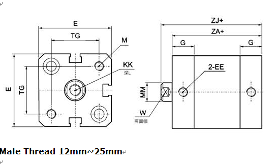 Tipo serie temporaria doble de FESTO del cilindro neumático DN del aire con el imán