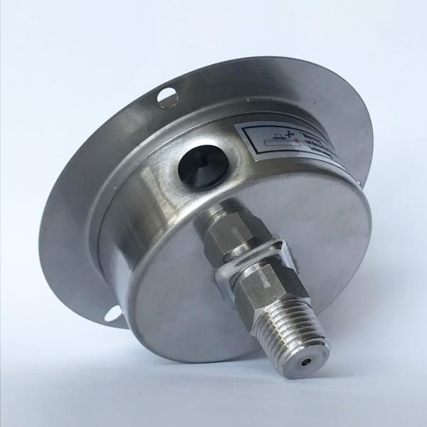 2.5 300 psi Panel Mount Manometer G 1/8 1/4 Silicone Oil All Stainless Steel Pressure Gauge