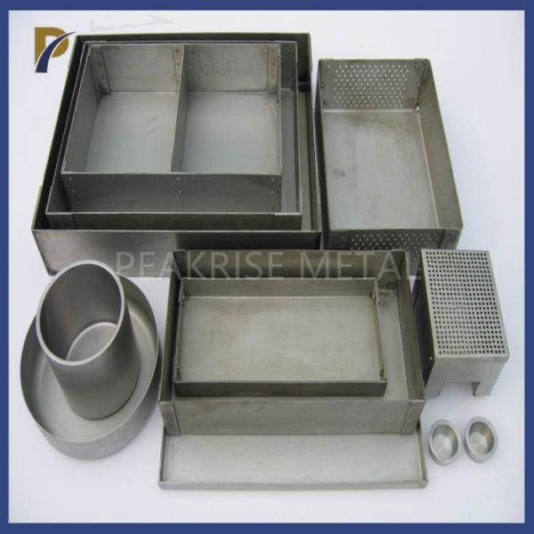 Высокотемпературное сопротивление 99,95% спеченных шлюпки вольфрама индустрии печи вакуума стандарта шлюпки ASTM b 770 вольфрама