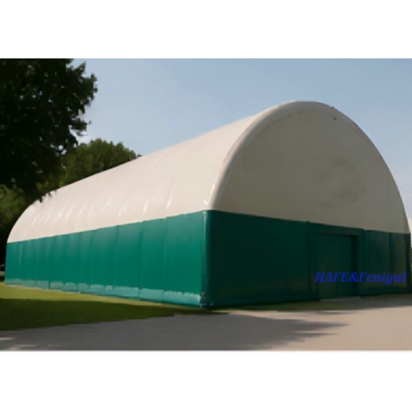 Inflatable Air Tent rapid deployment air supported membrane building with modular prefabrication and architectural membrane