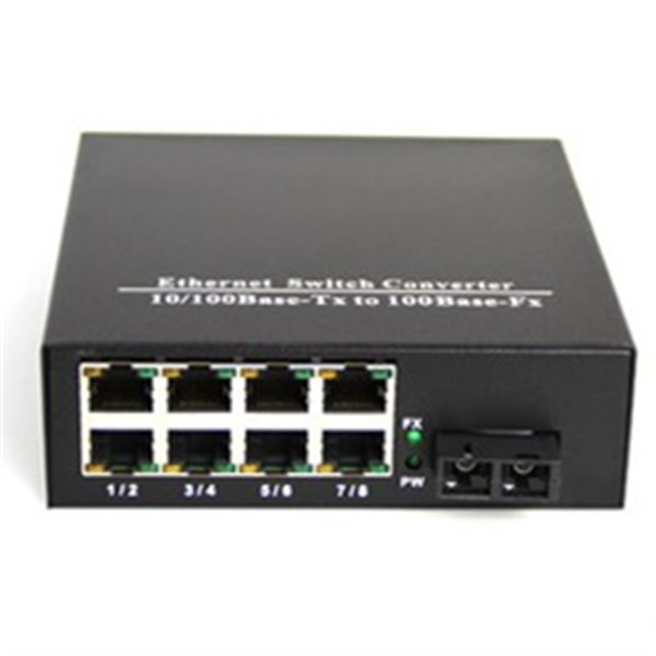 CATV 8 Electricity 1 Optical 100M RJ45 Fiber Media Converter