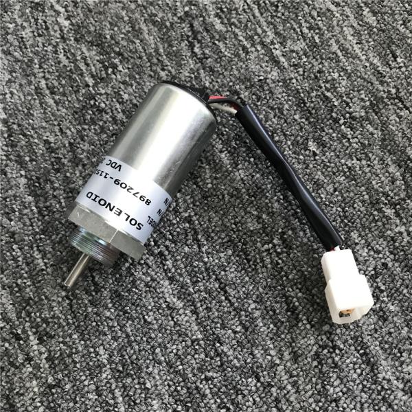 Engine Flue Off Switch Solenoid Valve 897209-1152 FOR CX78US/ Kobelco SK75-8/ Hitachi ZAX70/4LE2