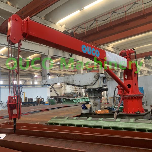 1.5t que gerencie o guindaste telescópico do crescimento de Jib Hydraulic CCS