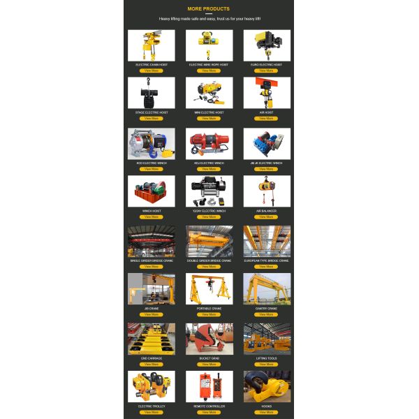 CD1/ MD1 Electric Wire Rope Hoist wireless remote control