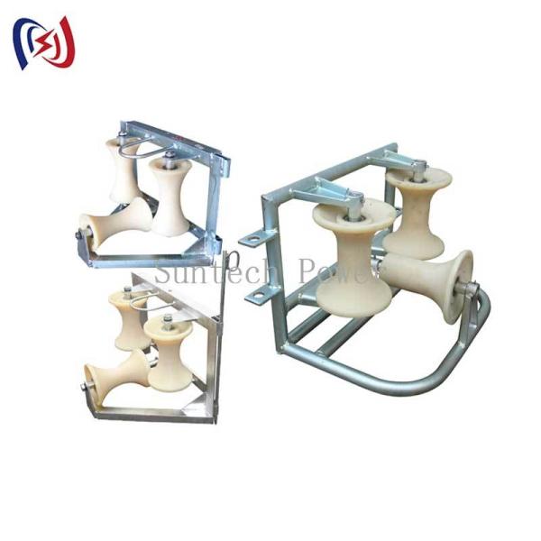 Heavy Duty Corner Ground Roller Cable Pulling Equipment with 10KN Rated Load for 120-200mm Cables