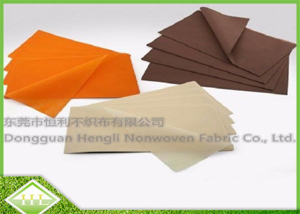 Polypropylene TNT Non Woven Tablecloth 1m*1m Customized Printing Breathable