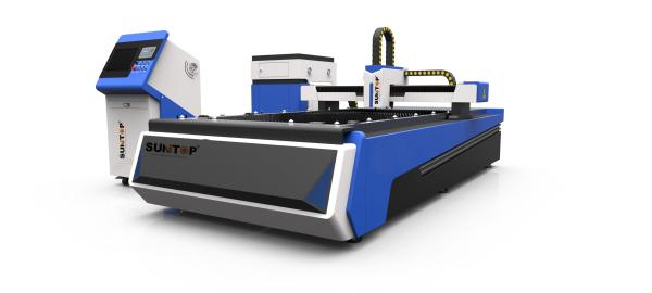 Industry CNC Laser Cutting Machine Sheet Metal , Fiber Laser Power 1000W