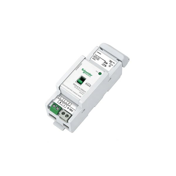 MTN647091 Schneider SpaceLogic KNX 1 Gang 0-10V Control Module with Manual Operation