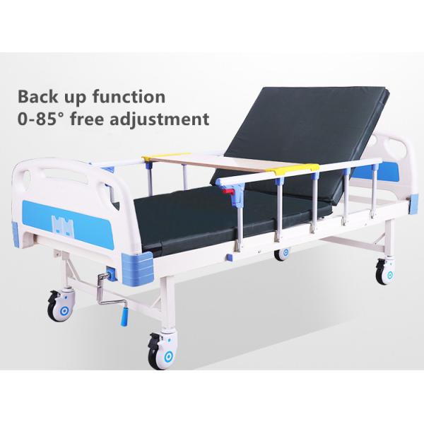 Double Crank Adjustable Hospital Bed Multifunctional Hospital Manual Nursing Beds