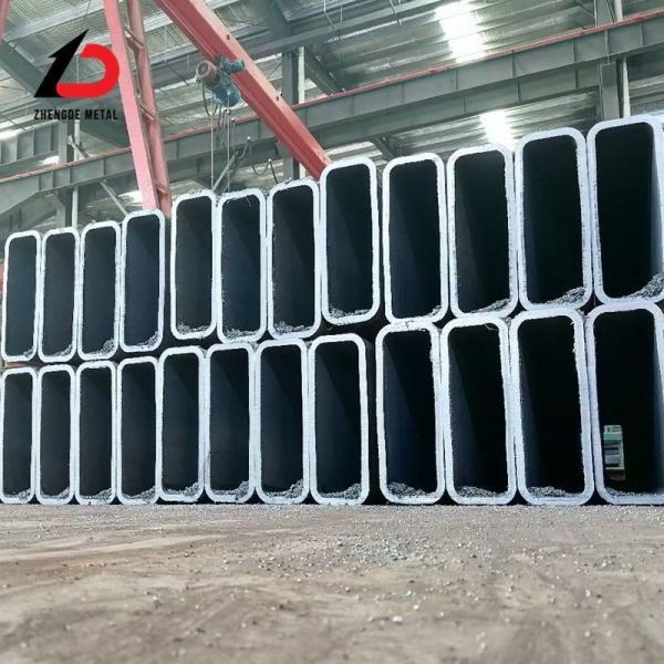 ASTM A56 De Tubo De Acero Hot Rolled Square Rhs Carbon Steel Weight Tube Rectangular Black Iron Pipe Factory Price for Building Material