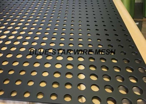 Perforated Galvanized Sheet Metal , Stainless Steel Perforated Plate For Filtration / Shelving