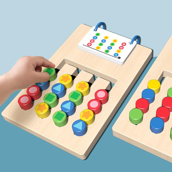 New Montessori Children Educational Game Toy Color Matching Game for Brain Intelligence