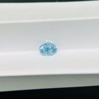 ZKZ Diamantes 1 quilate Tamanho Oval Laboratório solto Crescido Diamantes azuis VVS2