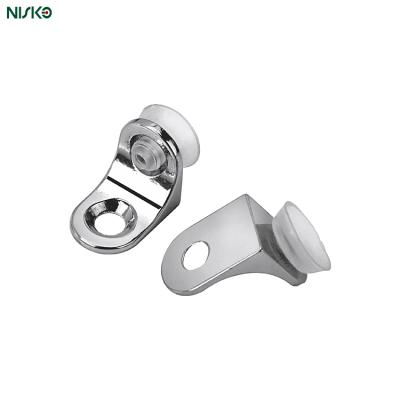 Glass Shelf Support Brackets Cabinet Fittings with Acrylic Cap