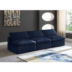 Cara Furniture Limited direct blue velvet modular living room sofa any combination sofa bed