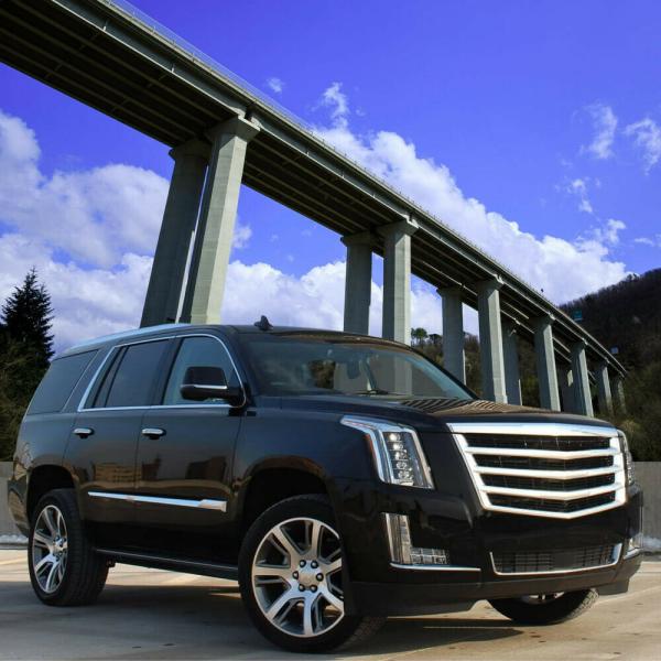 Black Silver Cadillac Replica Wheels 22 Inch 4738 Fit Chevy Tahoe Sierra Yukon Escalade