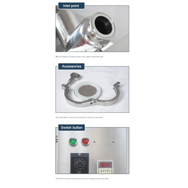 Энергодобывающий конусный детергентный смеситель типа V для сухого порошка 10L 50L 100L 300L 500L