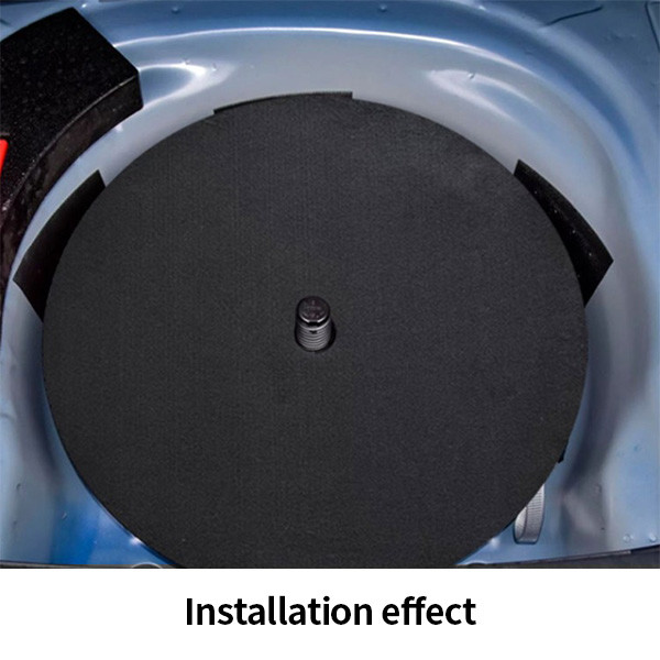 Car Spare Tire Sound Proof Cotton Foamed Rubber Automotive Sound Dampening Material