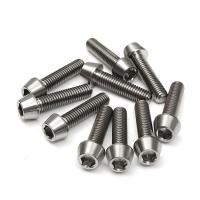 Écrou à vis en alliage de titane Gr5 M3 M6 M8 certifié ISO avec tête de bride hexagonale