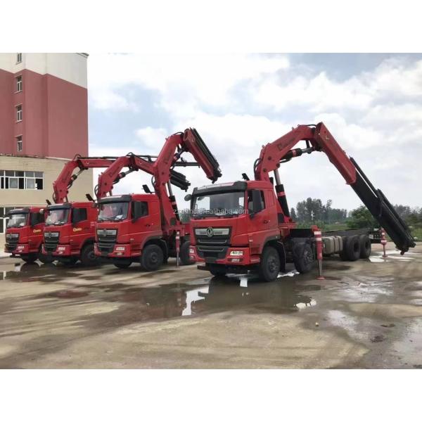 14 Ton Mobile Truck Mounted Crane With WEICHAI Engine And 30T.M Rated Lifting Moment