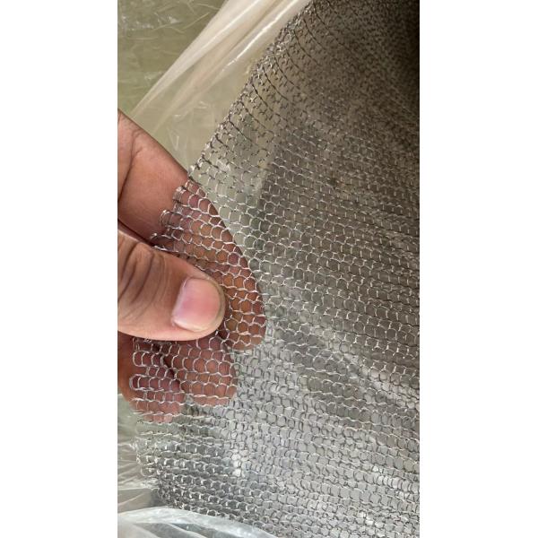 Вязаная нержавеющая сталь сплетенная проволочная сетчатая трубка Газовый жидкостный фильтр Вязание крючком