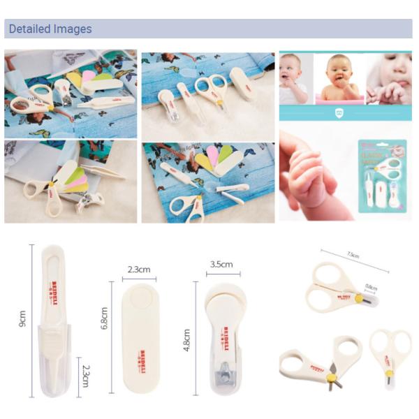 Custom Designed Baby Nail Clipper Set / Kids Nail Care Cleaning Set