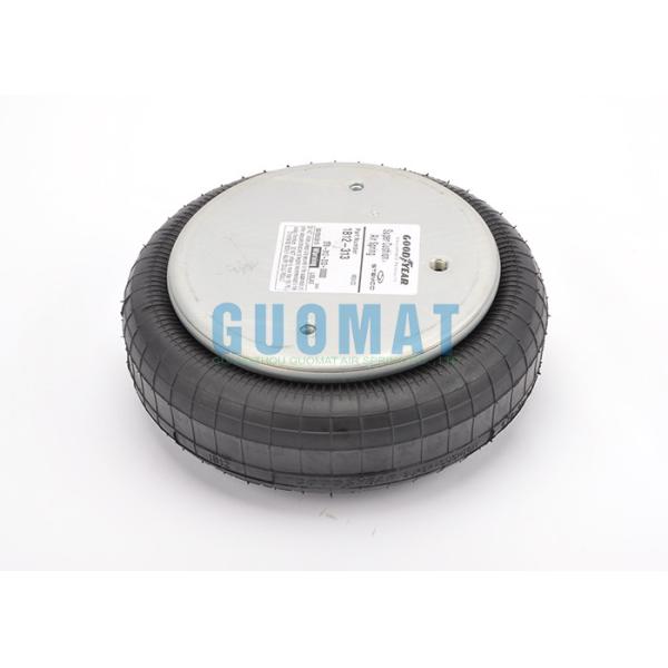 Goodyear 1B12-313 Single Industrial Suspension Air Spring Rubber / Stainless